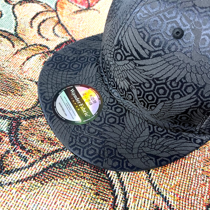 NISHIJINBLACK CAP x ツバ裏NISHIJIN | W@NDERFABRIC®