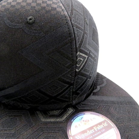 KIMONO OBI MESH CAP-XL-：ALL BLACK 206262