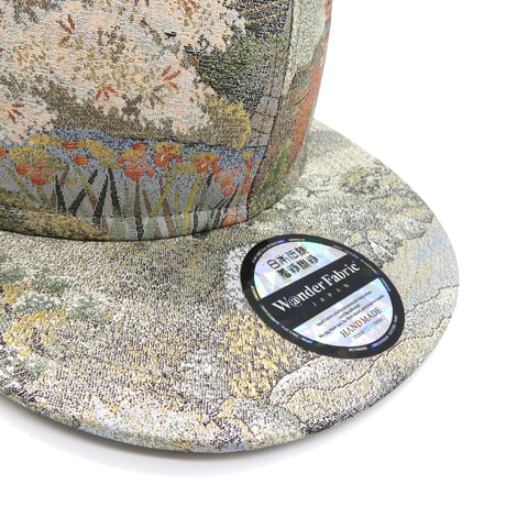 【ML】PureGold & Platinum KIMONOOBI CAP:一点物 再販不可 【純金＆プラチナ糸混合・最高級帯】