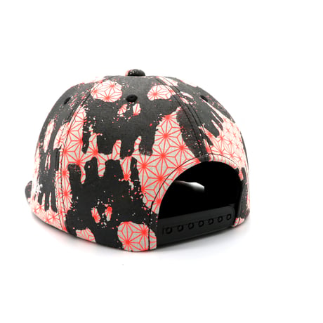 【XL】KIMONO HANDPRINT CAP：03　一点物再販不可