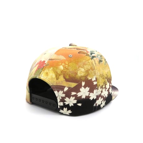 【XL】手描き JAPAN KIMONO  CAP:240124【神ライン】