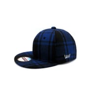 BISHU KESHICHI WOOL CAP：BLUE 尾州毛七ウール
