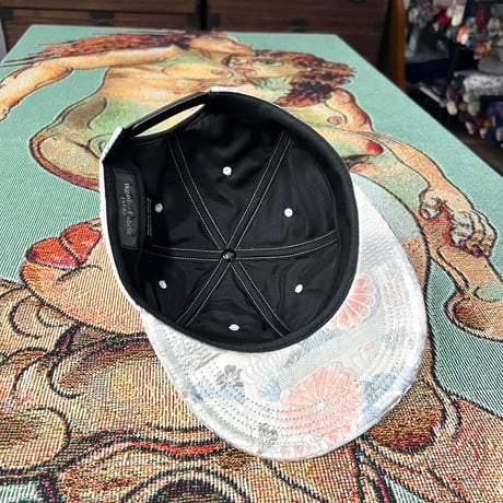 【S】PLATINUM KIMONO OBI CAP ：プラチナ糸混合