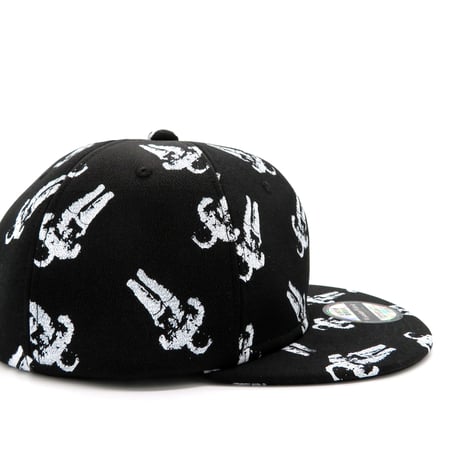 【ML】KIMONO HANDPRINT CAP：02　一点物再販不可