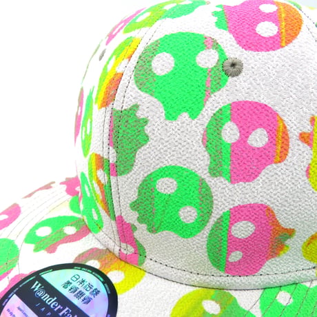 【XL】KYOTO・TANGO CHIRIMEN HAND PRINT CAP:601