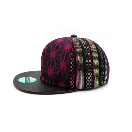 【XL】手縫刺繍＆KIMONO&ラムレザーMIXCAP2023：02