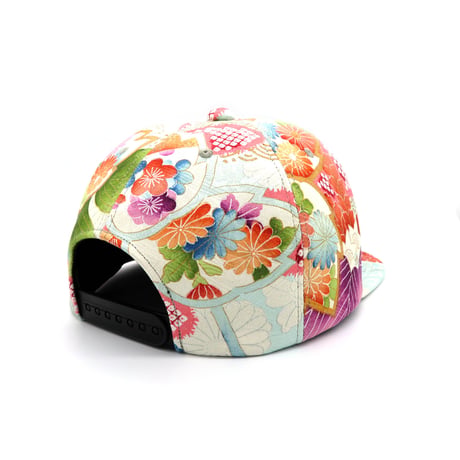 【XL】FURISODE SILK KIMONO CAP:0710一点物・再販不可