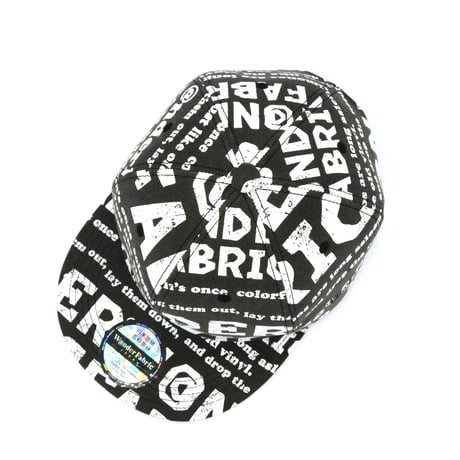 VINTAGE like HAND print CAP White print XLラスト1個