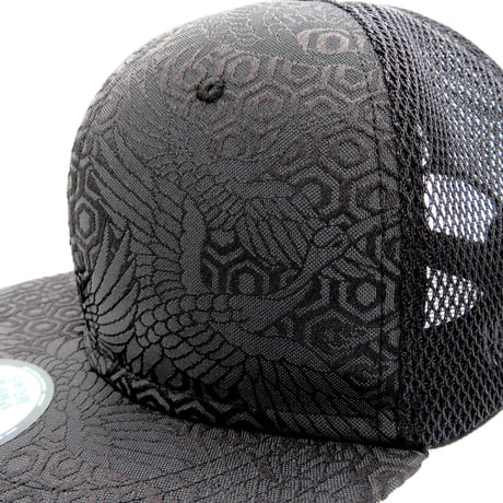 NISHIJINBLACK”MESH”CAP：TSURU