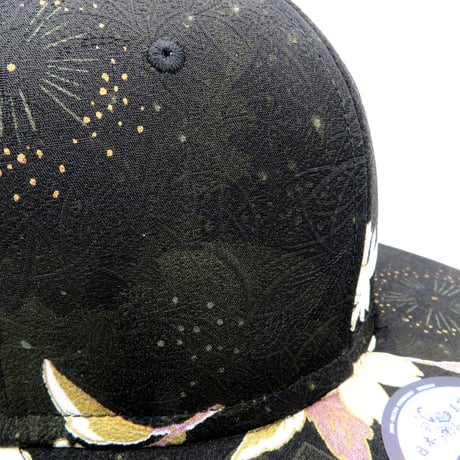 京友禅CAP：BLACK