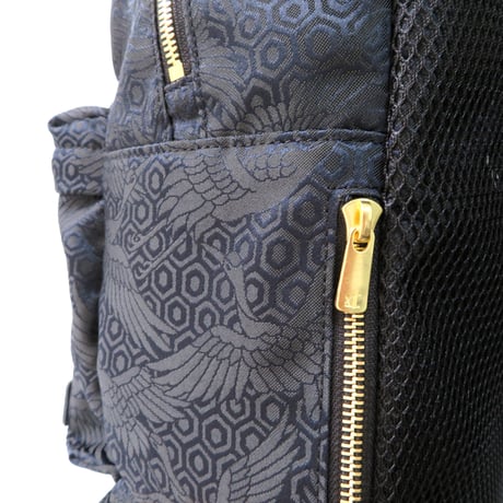 NISHIJIN BLACK BACKPACK 黒鶴