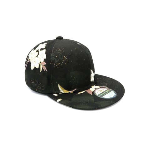 京友禅CAP：BLACK