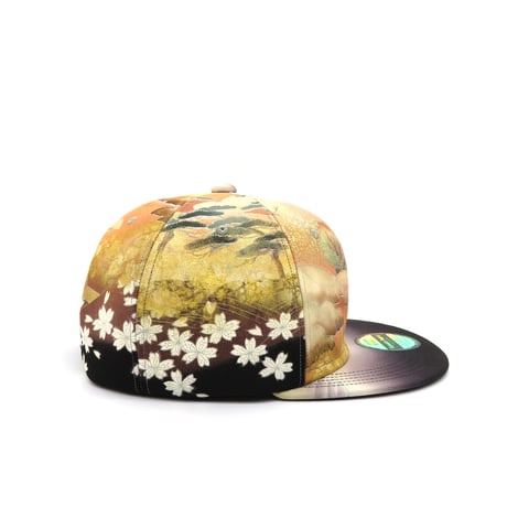 【XL】手描き JAPAN KIMONO  CAP:240124【神ライン】