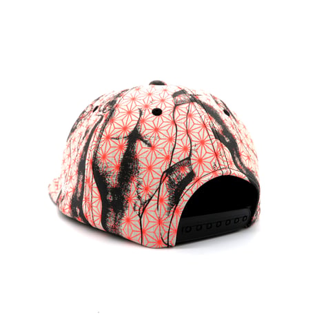 【ML】KIMONO HANDPRINT CAP：01　一点物再販不可