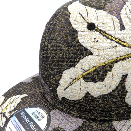 【XL】SILK KIMONO OBI CAP:一点物 再販不可(作家帯)