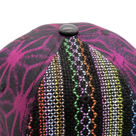 【XL】手縫刺繍＆KIMONO&ラムレザーMIXCAP2023：02