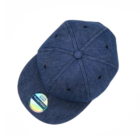 OKAYAMA DENIM CAP：BLUE (BLACK Stitch)