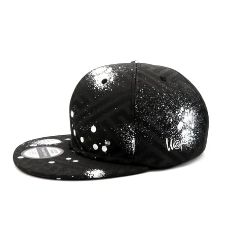 【XL】KIMONO OBI HANDPRINT CAP：01　一点物再販不可