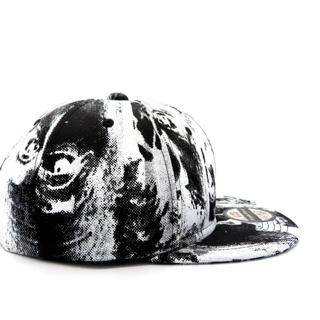 【ML】KIMONO OBI HANDPRINT CAP：03　一点物再販不可