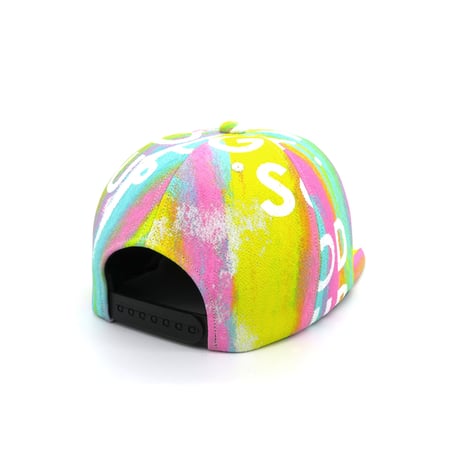 【XL】KYOTO・TANGO CHIRIMEN HAND PRINT CAP