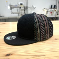 【XL】手縫い刺繍ｘKIMONO MIX CAP