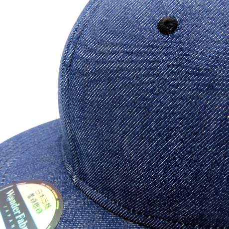 OKAYAMA DENIM CAP：BLUE (BLACK Stitch)