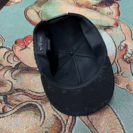 【XL】手縫刺繍ｘ裂き手織りｘ信長マントMIXCAP 01
