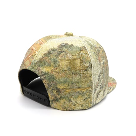 【XL】PureGold & Platinum KIMONOOBI CAP:一点物 再販不可 【純金＆プラチナ糸混合・最高級帯】