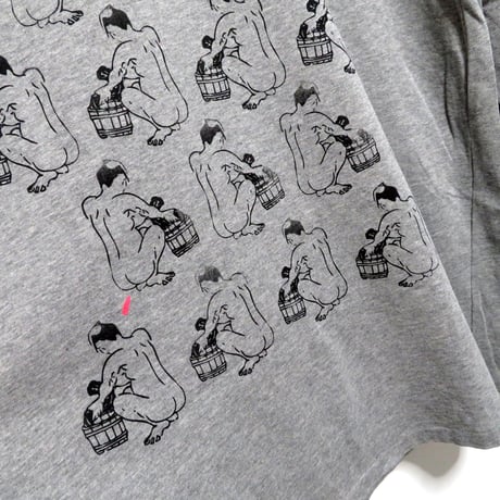 【XLsize】LONGT-SHIRT:HAND PRINT 05