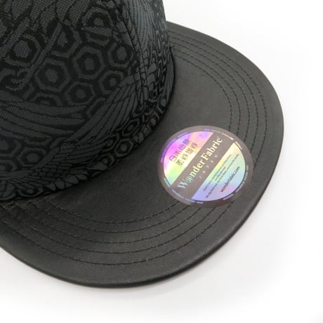【XL】手縫刺繍＆西陣織&ラムレザーMIXCAP2023：01  のコピー
