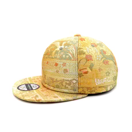 【ワンダーファブリック】W@nder Fabric 和柄 着物 キャップ 紺×銀 JAPAN KIMONO CAP：230928 | W@NDERFABRIC®ONLINES