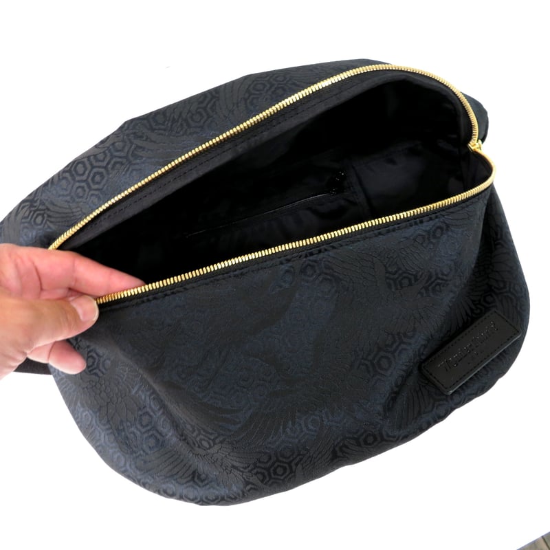 NISHIJIN BLACK BODYBAG 黒鶴 | W@NDERFABRIC®ONLINE
