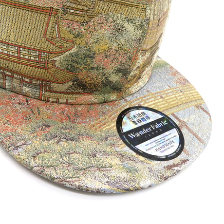 【XL】PureGold & Platinum KIMONOOBI CAP:一点物 再販不可 【純金＆プラチナ糸混合・最高級帯】