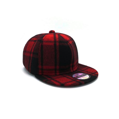 BISHU KESHICHI WOOL CAP：RED尾州毛七ウール