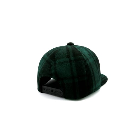 BISHU KESHICHI WOOL CAP：GREEN 尾州毛七ウール