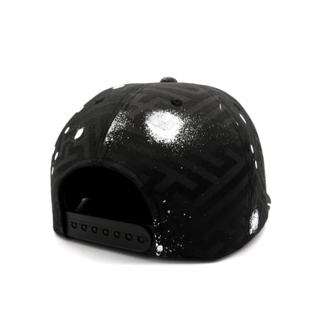 【XL】KIMONO OBI HANDPRINT CAP：01　一点物再販不可