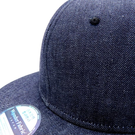 OKAYAMA DENIM CAP：INDIGO (BLACK Stitch)