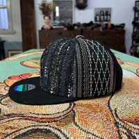 【ML】手縫刺繍ｘ裂き手織りｘ信長マントMIXCAP 02