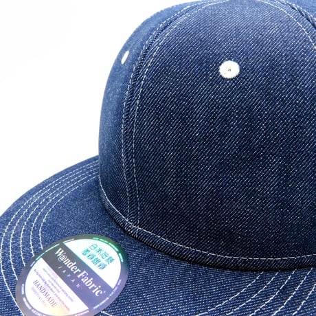 OKAYAMA DENIM CAP：BLUE (White Stitch)