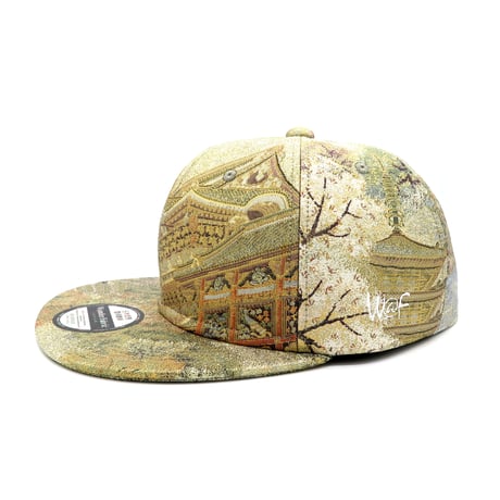 【ML】PureGold & Platinum KIMONOOBI CAP:一点物 再販不可 【純金＆プラチナ糸混合・最高級帯】