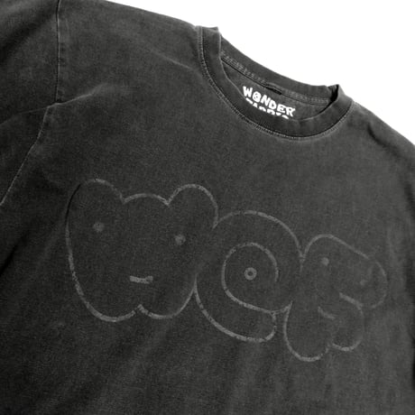 VINTAGE like HAND print T-shirts : W@F BLACKprint　7/22まで