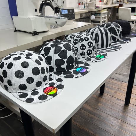 KYOTO・TANGO CHIRIMEN HAND PRINT CAP:501 (5/25まで注文可能)