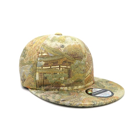 【ML】PureGold & Platinum KIMONOOBI CAP:一点物 再販不可 【純金＆プラチナ糸混合・最高級帯】