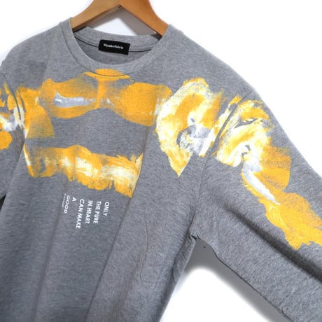 【Lsize】LONGT-SHIRT:HAND PRINT 04