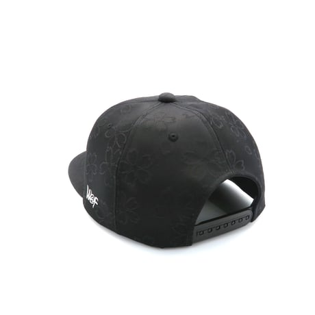 KIMONO OBI CAP：ALLBLACK SAKURA