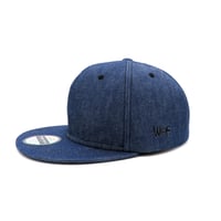 OKAYAMA DENIM CAP：BLUE (BLACK Stitch)