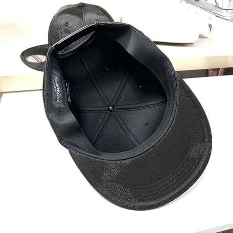 【XL】NISHIJIN BLACK OBI CAP
