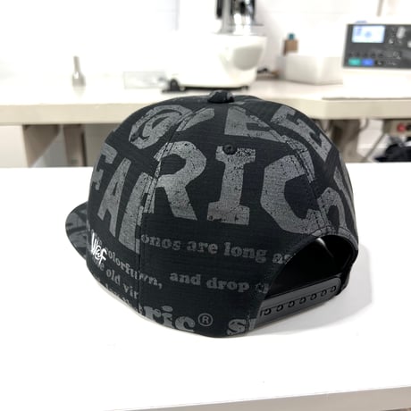 KUSAKIZOME summerBLACK HANDPRINT KIMONO CAP　7/27まで