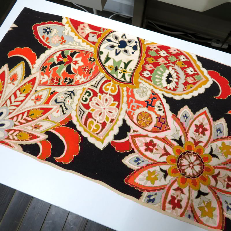 JAPAN OLD FURISODE KIMONO CAP | W@NDERFABRIC®ON