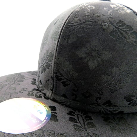 KIMONO OBI MESH CAP：ALL BLACK 20630